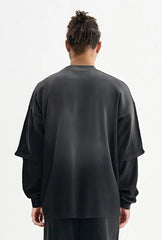 Double Layer 100% Cotton 260gsm Distressed Sweatshirts