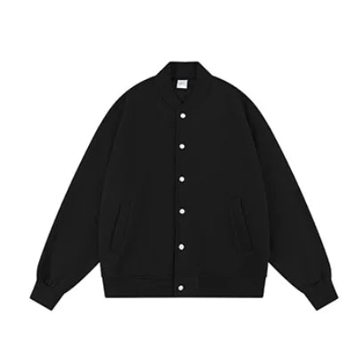 New Style 350gsm Solid Color Baseball  Jacket
