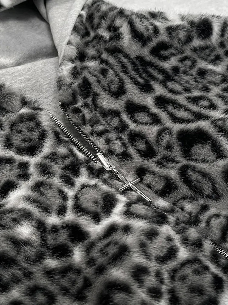 Leopard Reversible Hoodie