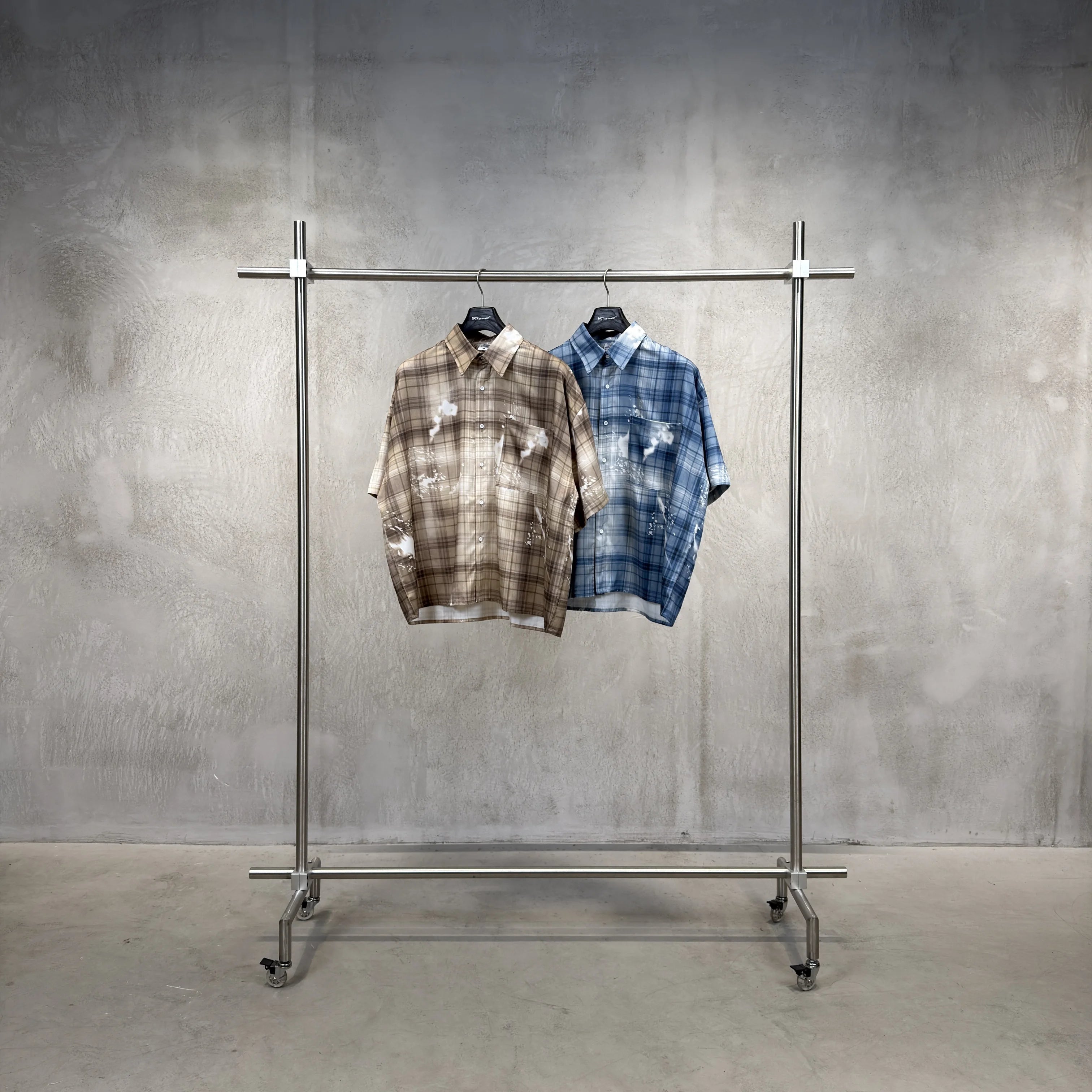 Fashion Retro Plaid Shirt T-Shirt