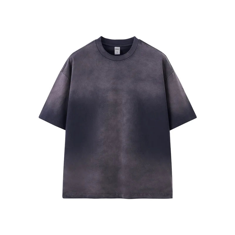 100% Cotton Oversized Acid Wash Blank T Shirt