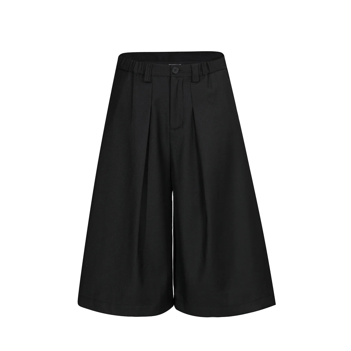 High Quality Wide Leg Pleated Bermuda Shorts