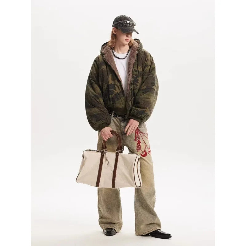 Oversized  Camouflage Jacket