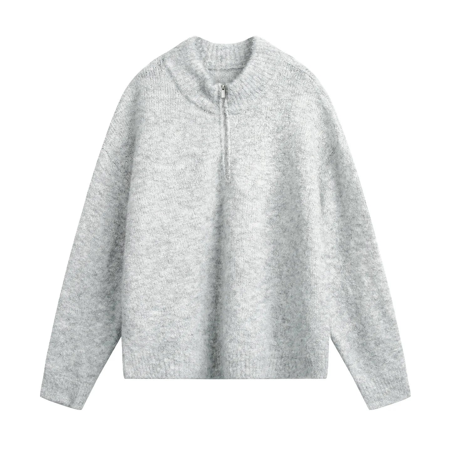 Solid Color Fashion Knitted Sweater