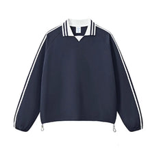 380gsm 100% Cotton Striped Line Sweatshirts