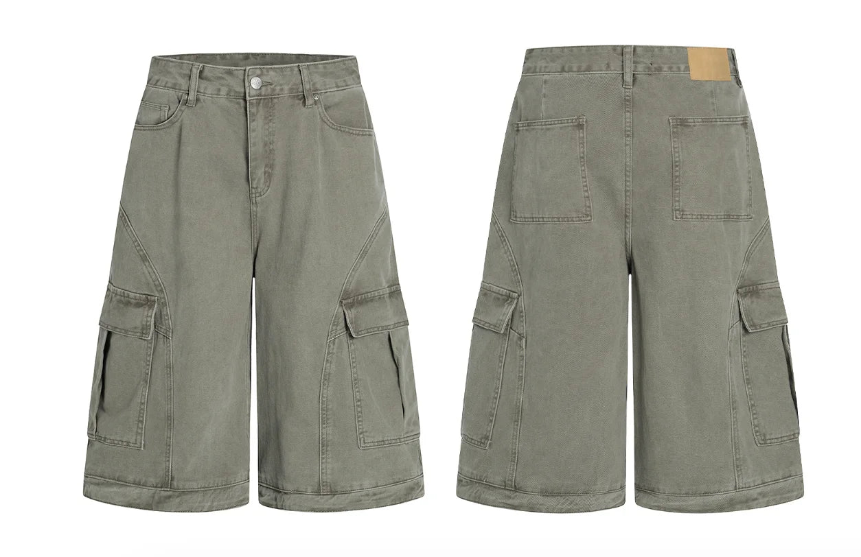 Men's 100% Cotton Cargo Shorts