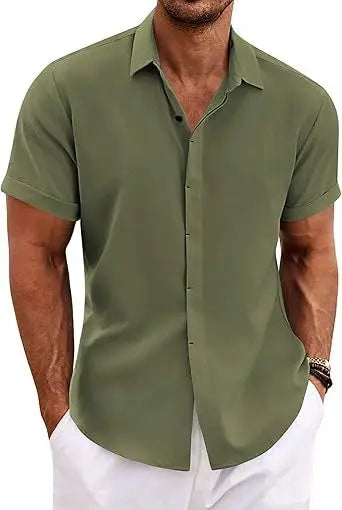 Fashion Solid Color Shirt