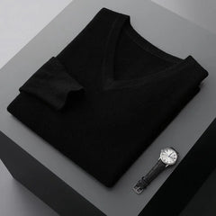 Men's Winter V Neck Sweater
