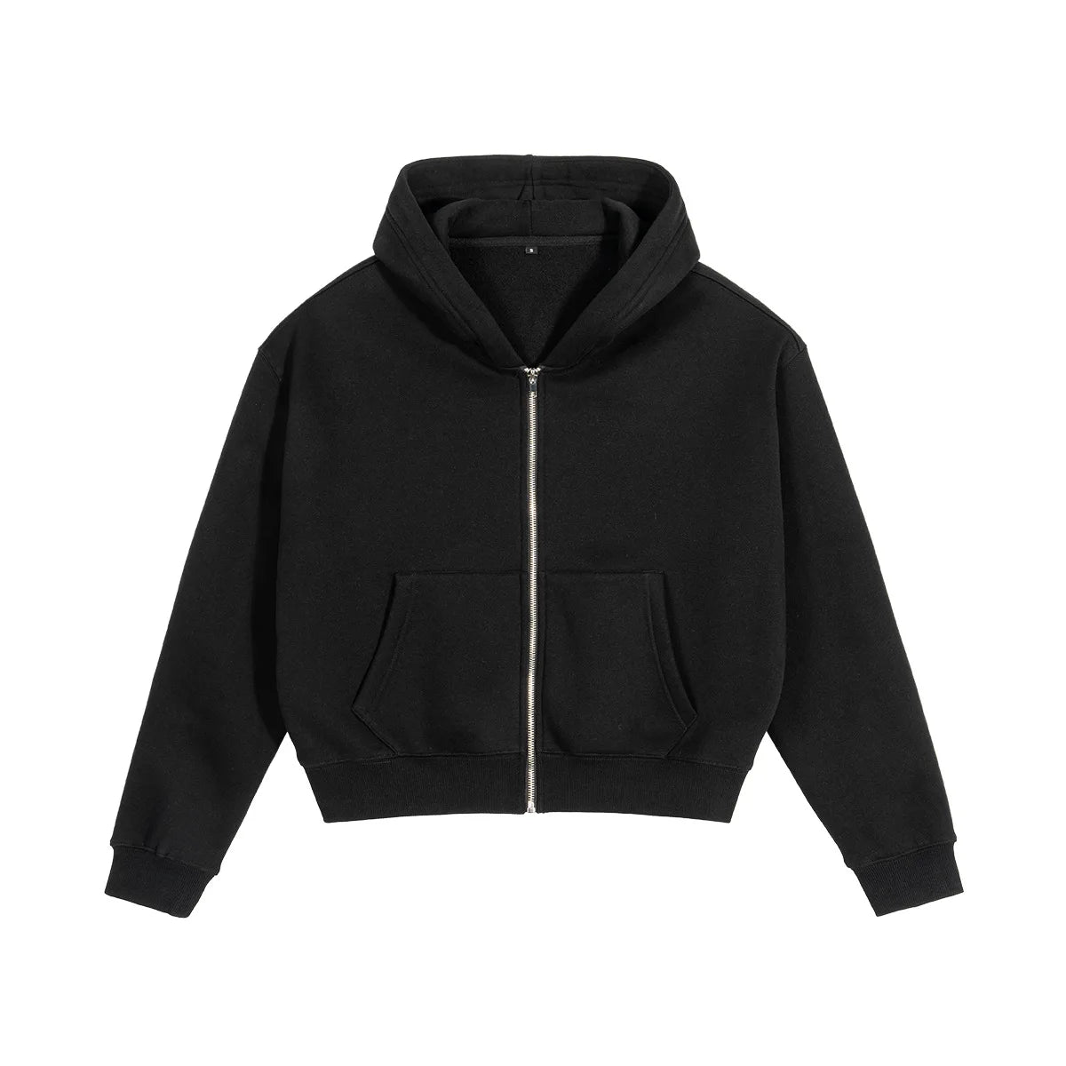 Cropped Boxy Fit Hoodie