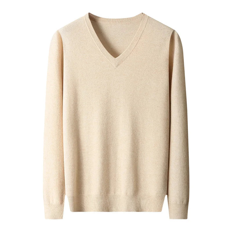 Men's Winter V Neck Sweater