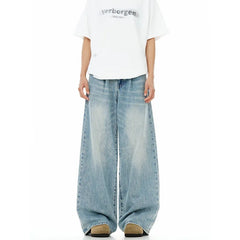 Fashion Casual Washed Denim Pants