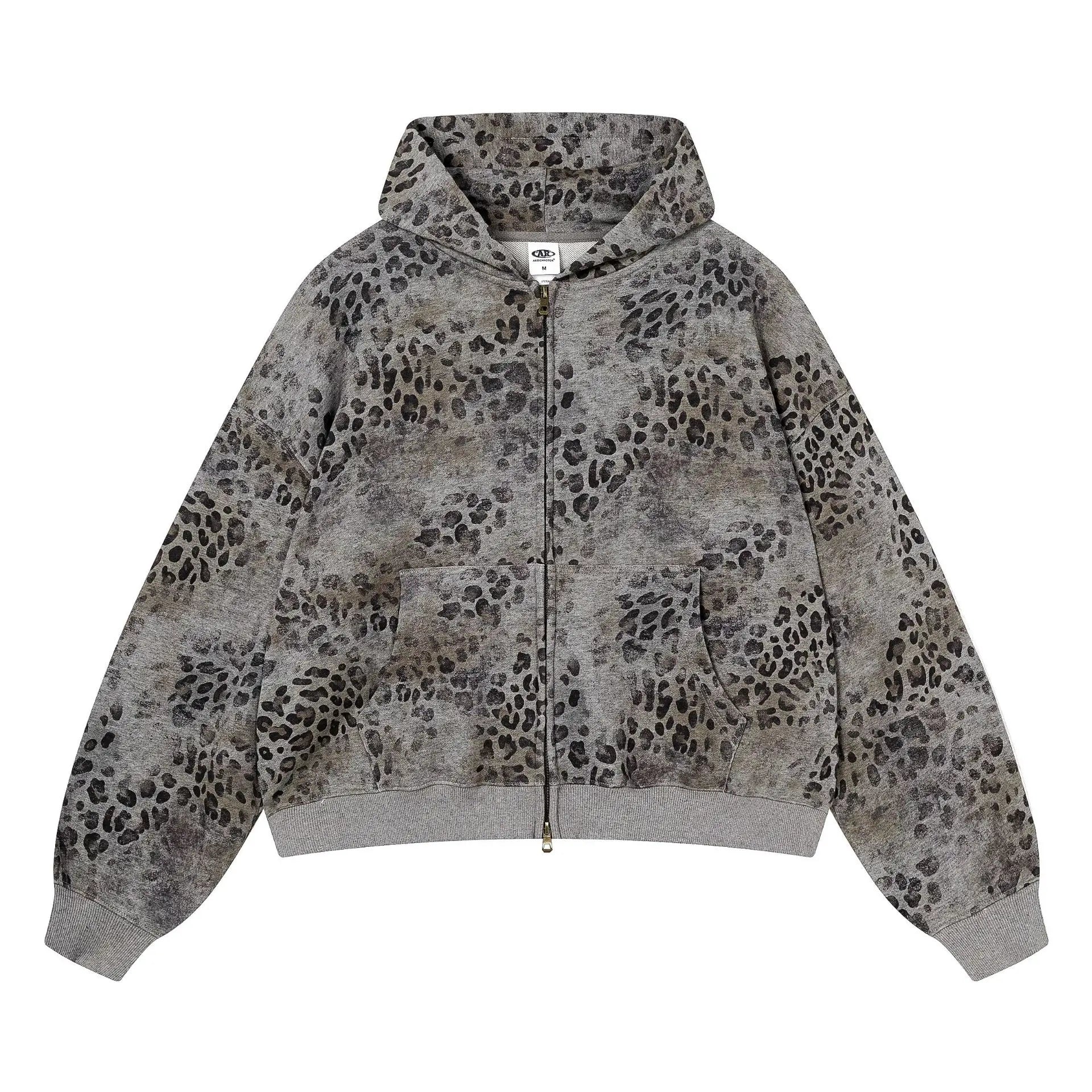 400gsm 100% Cotton Double-end Zipper Hoodie