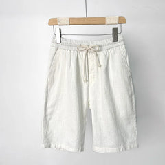 Casual Loose Fit Breathable Linen Regular Shorts