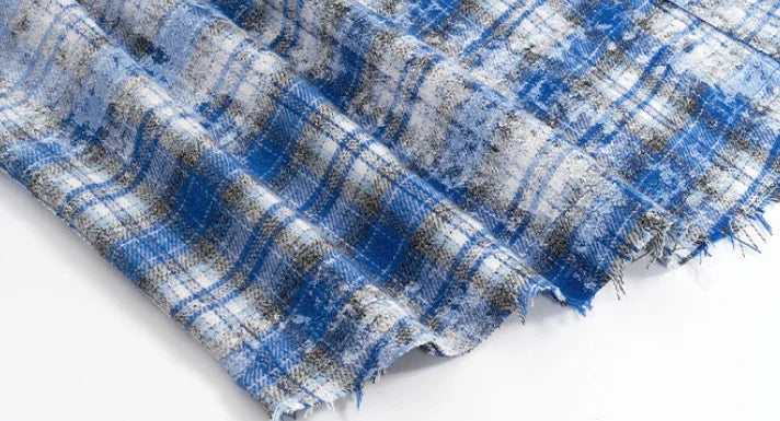 Men's Retro Plaid Short-Sleeved Shirt