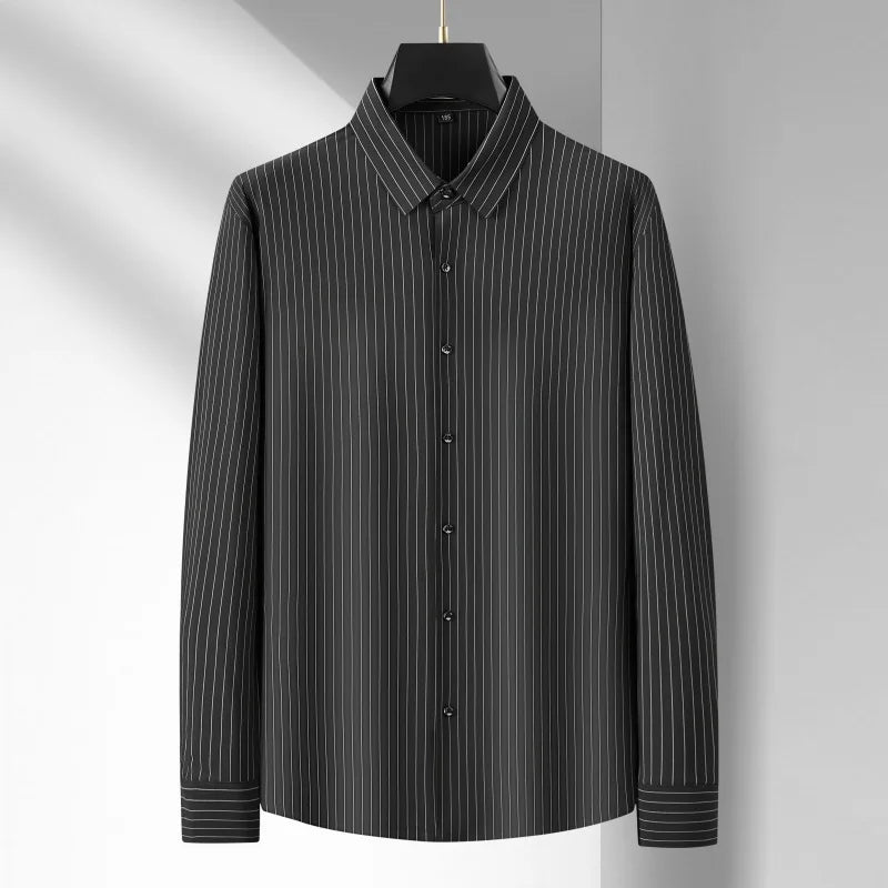 Quick Dry Loose Striped Shirt