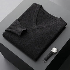 Men's Winter V Neck Sweater