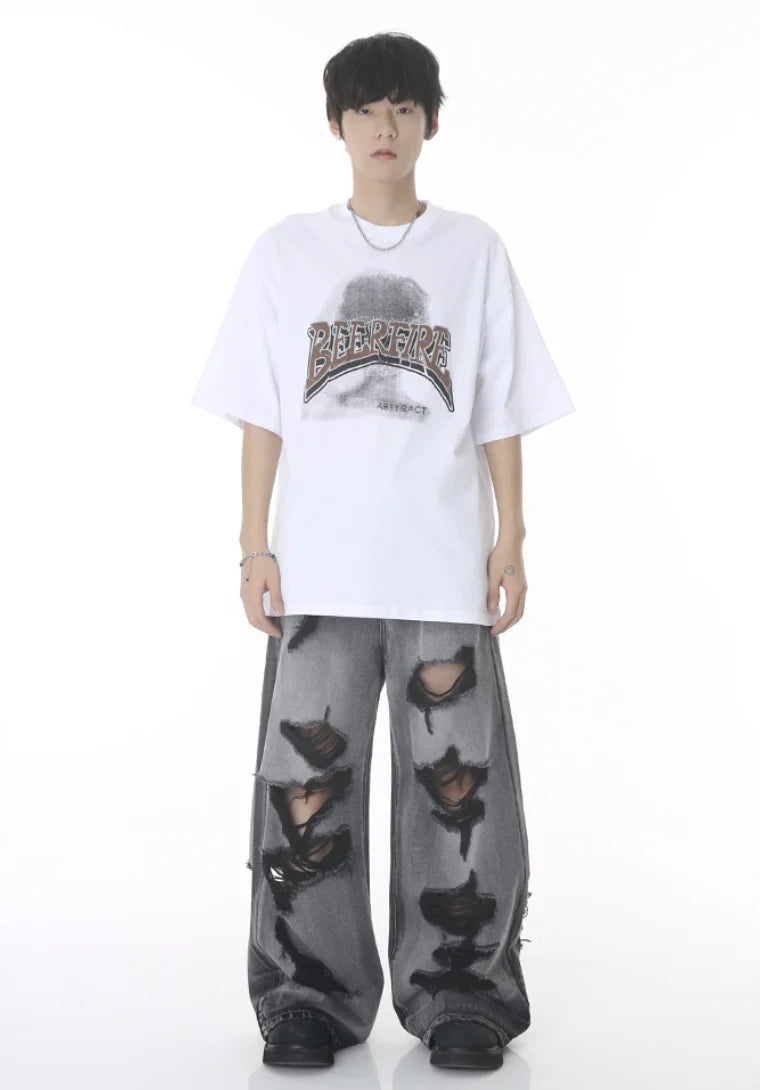 Men's Fashionable Distressed Jeans