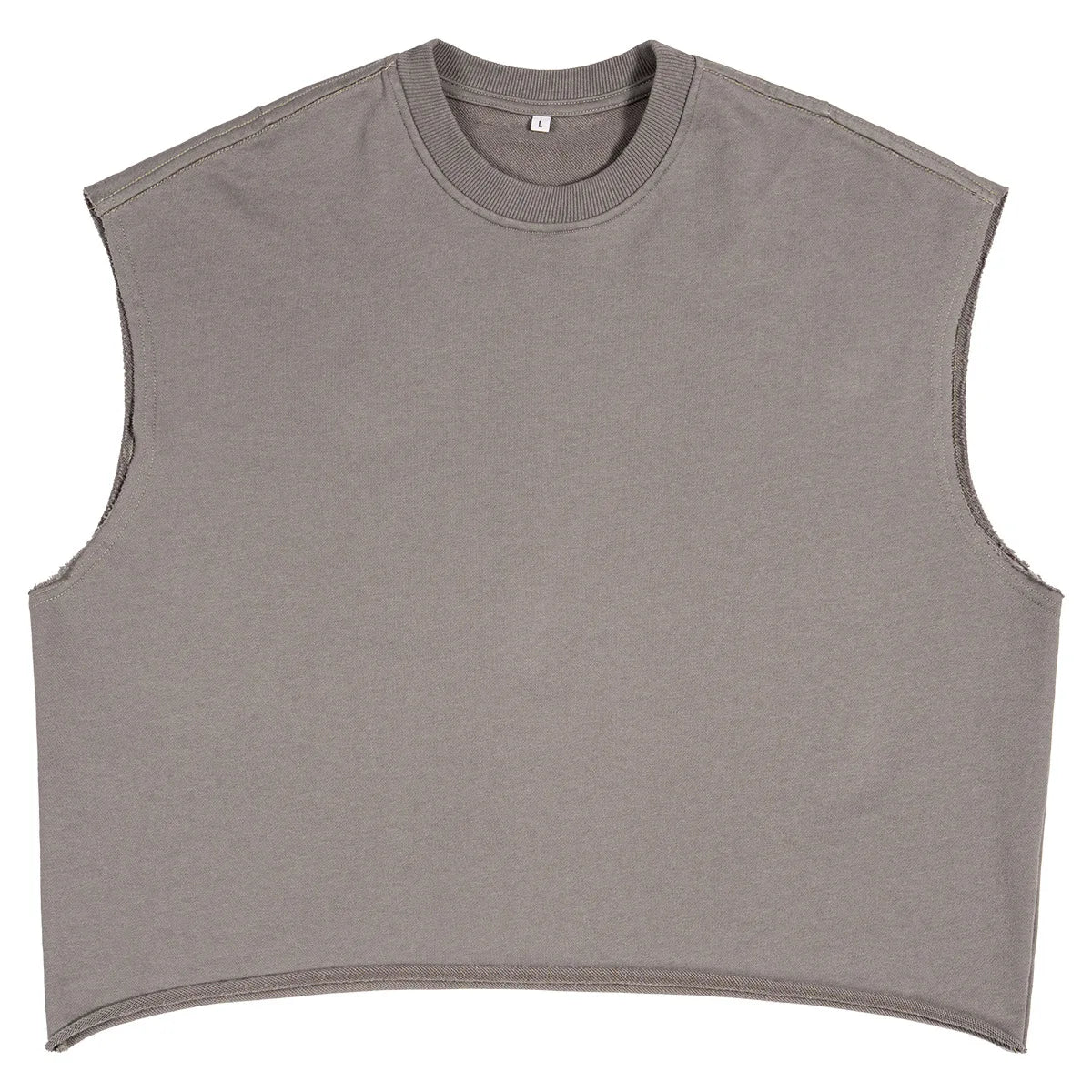 Crop 340gsm Terry Tank Top Sleeveless