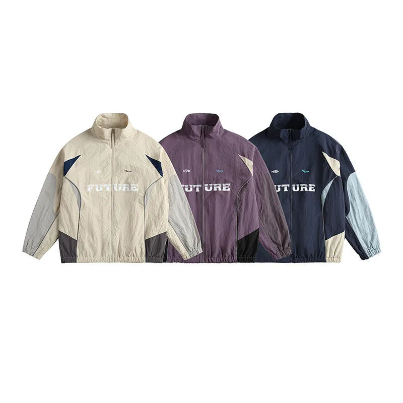 Oversized Tracksuit Windbreaker Jacket