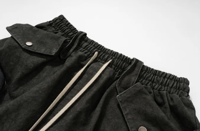 Street Style Multi-pocket Cargo Shorts