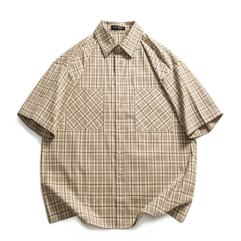 Plaid Shirt 100% Cotton Shirt