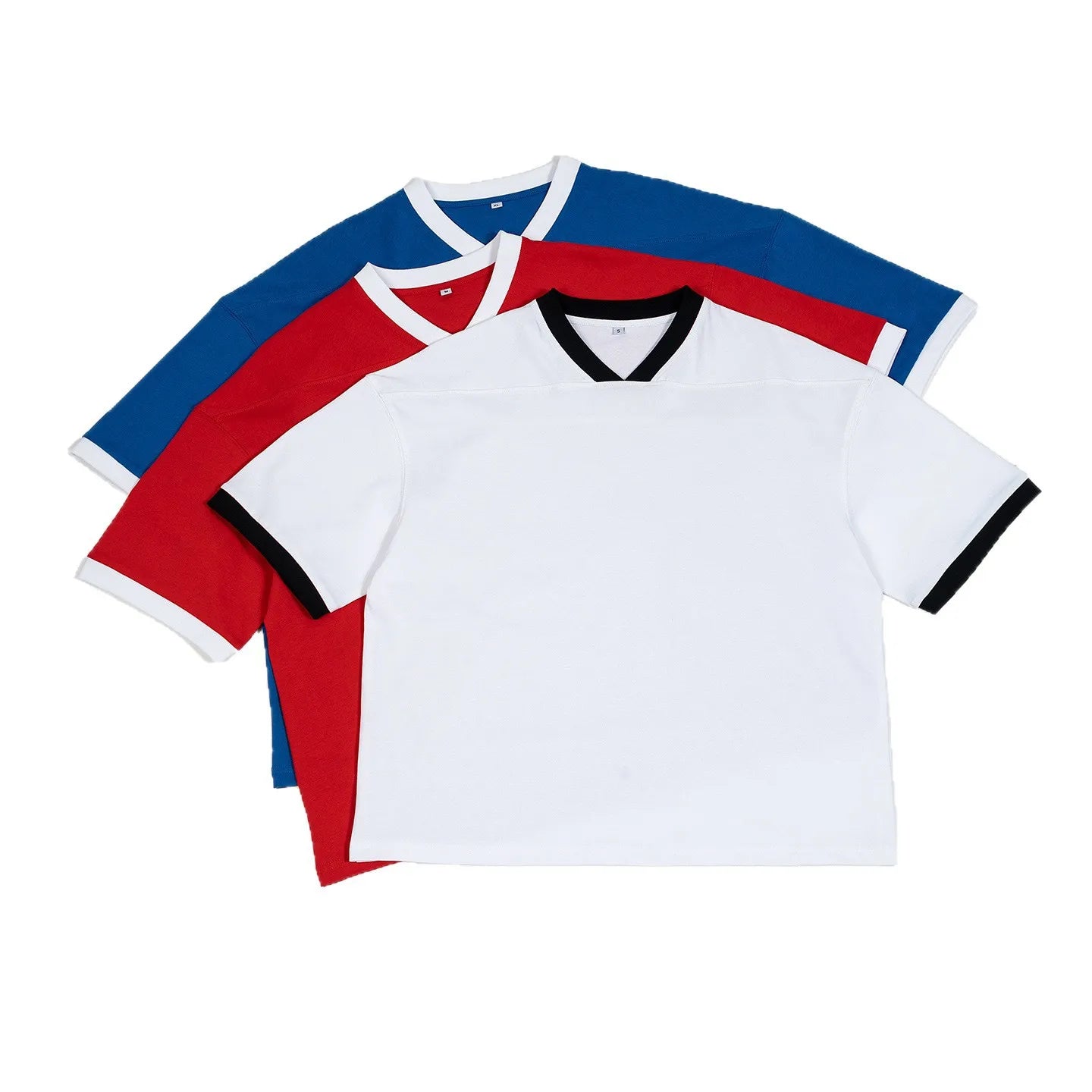 Custom Men's Cropped Style 100% Cotton 235gsmT-Shirt