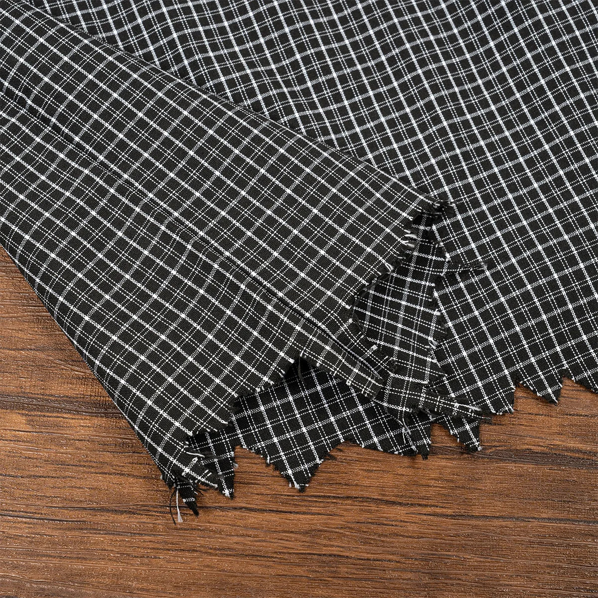 Summer Trendy Plaid Distressed Short-sleeved