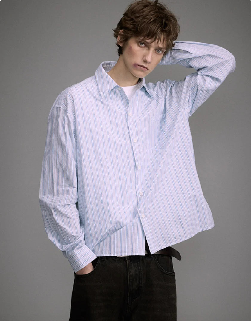Striped Long-sleeved Shirt