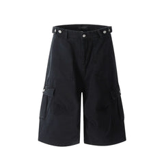 Men's Multi-Pocket Loose Fit Casual Work Shorts