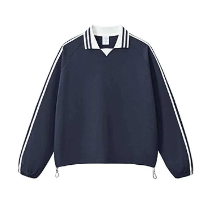 380gsm 100% Cotton Striped Line Sweatshirts
