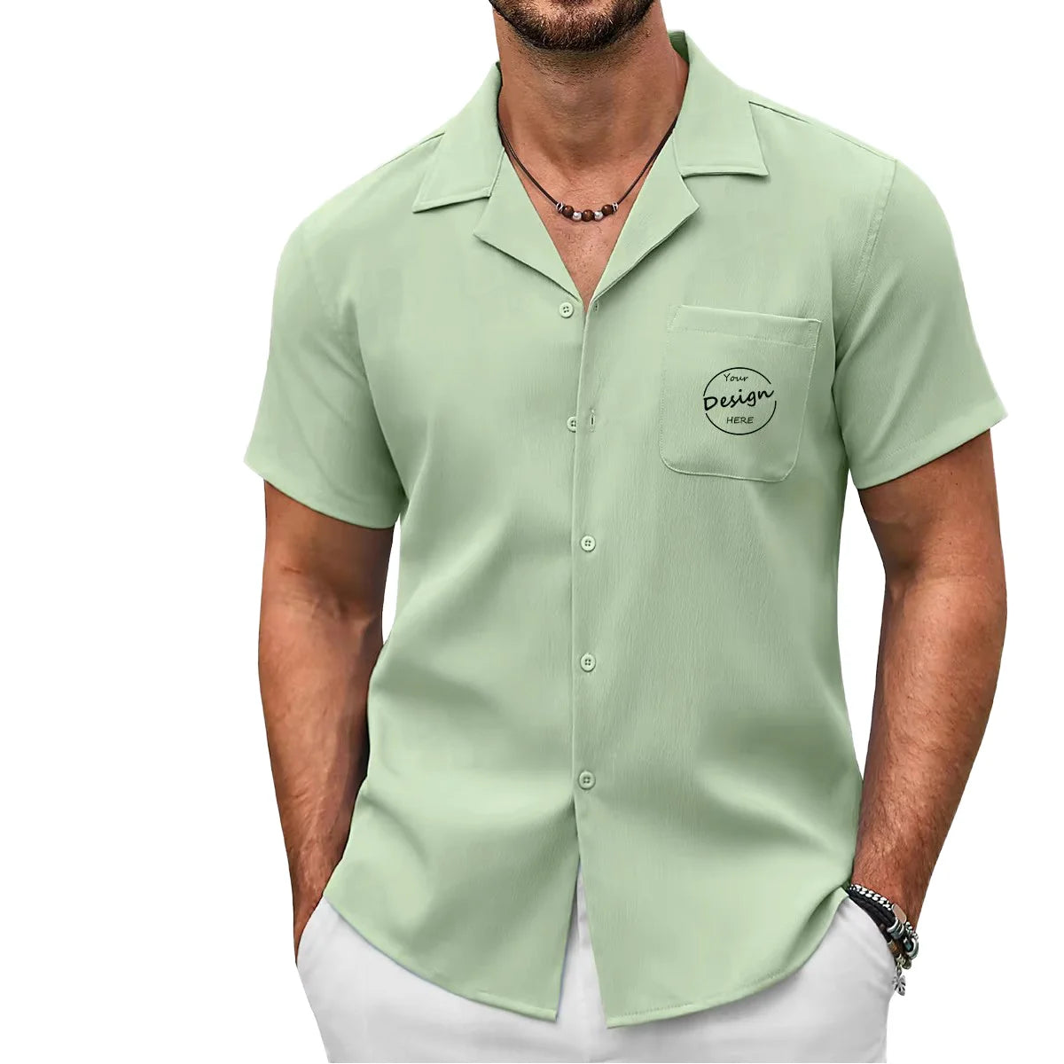 Fashion Solid Color Shirt