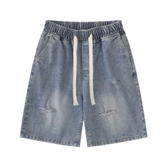 Vintage Distressed Denim Shorts