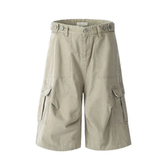 Men's Multi-Pocket Loose Fit Casual Work Shorts