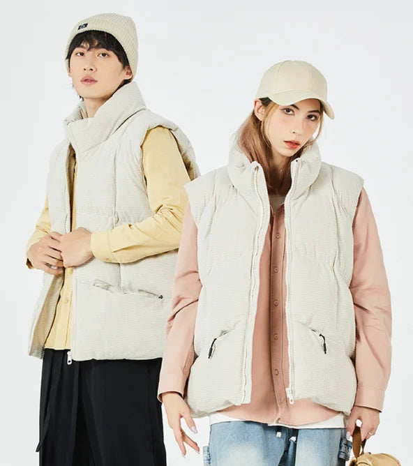 New Fashion Stand-up Collar Vest