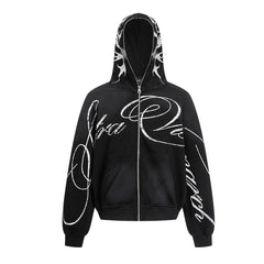 American Style Hip Hop Zip up Hoodies