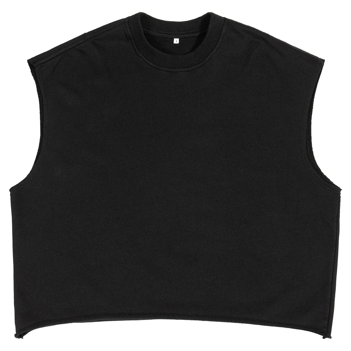 Crop 340gsm Terry Tank Top Sleeveless