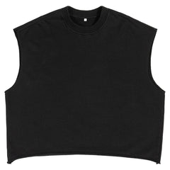 Crop 340gsm Terry Tank Top Sleeveless