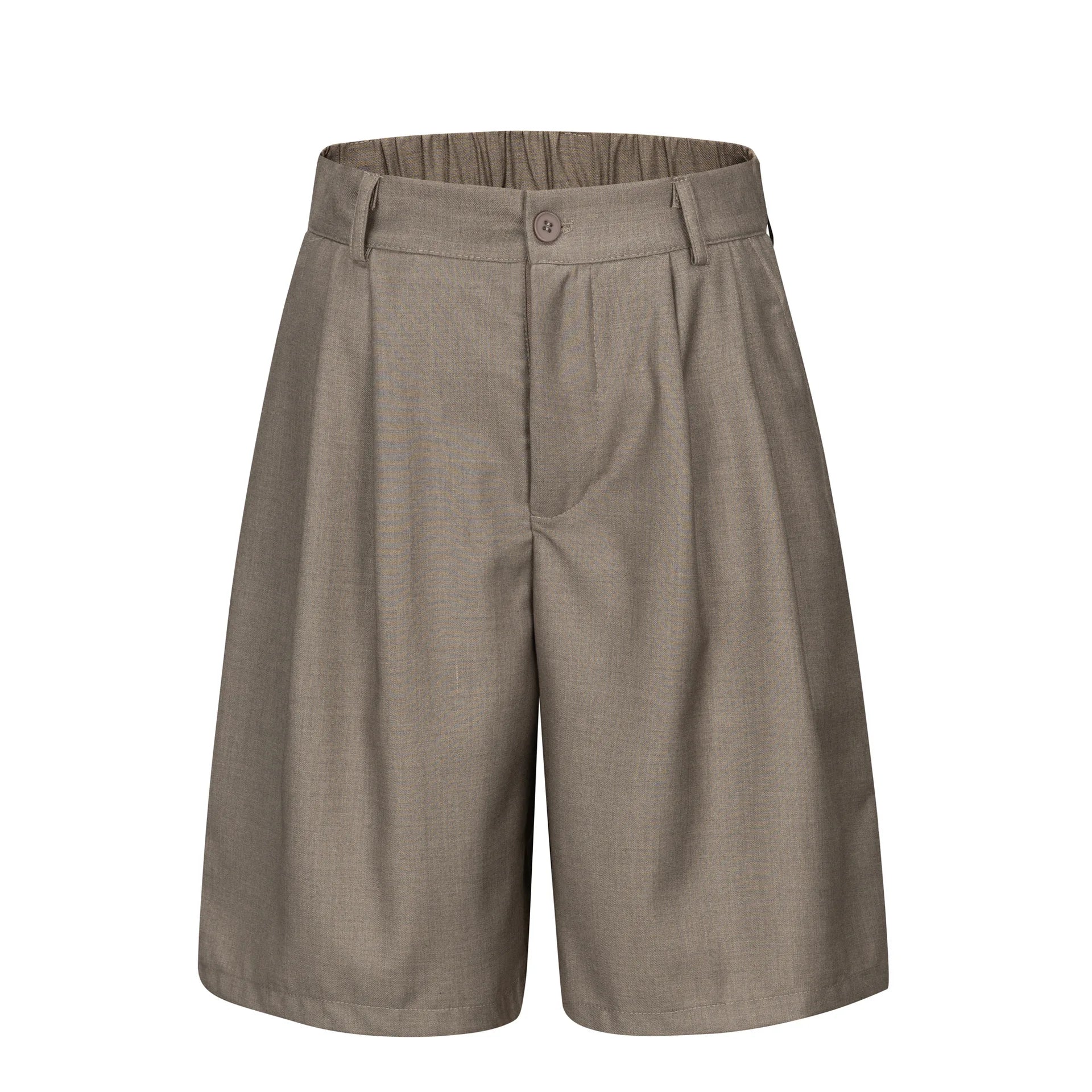 Blank Premium Elastic Waist Shorts