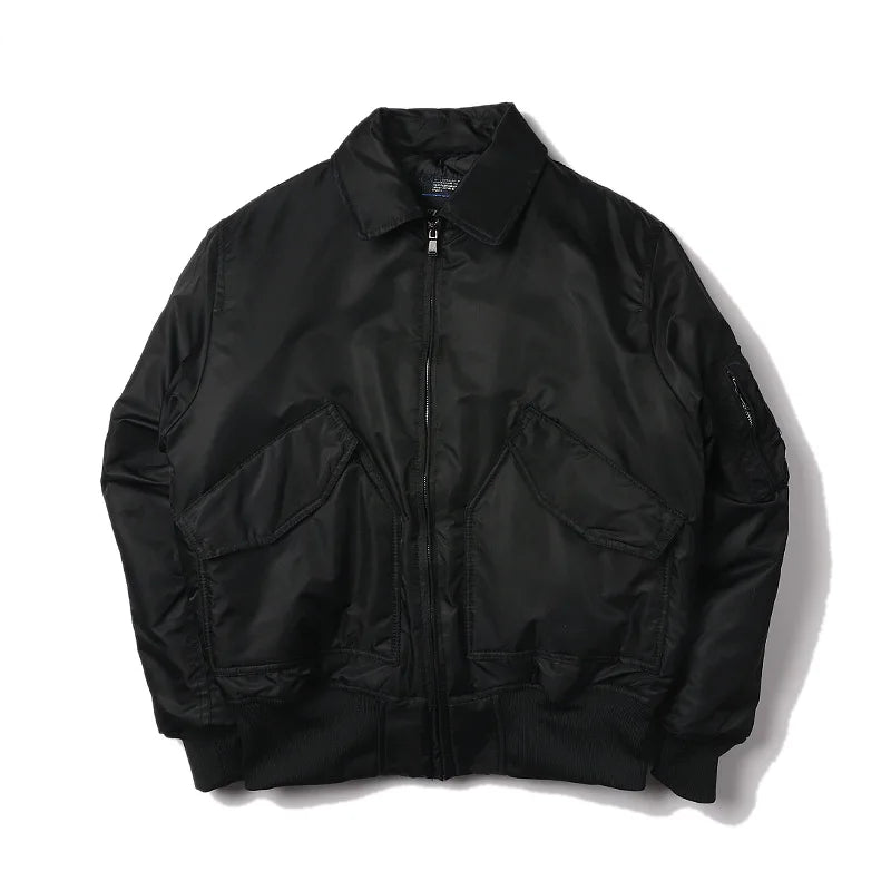 New Men Winter Padded Streetwear Bomber Jackets