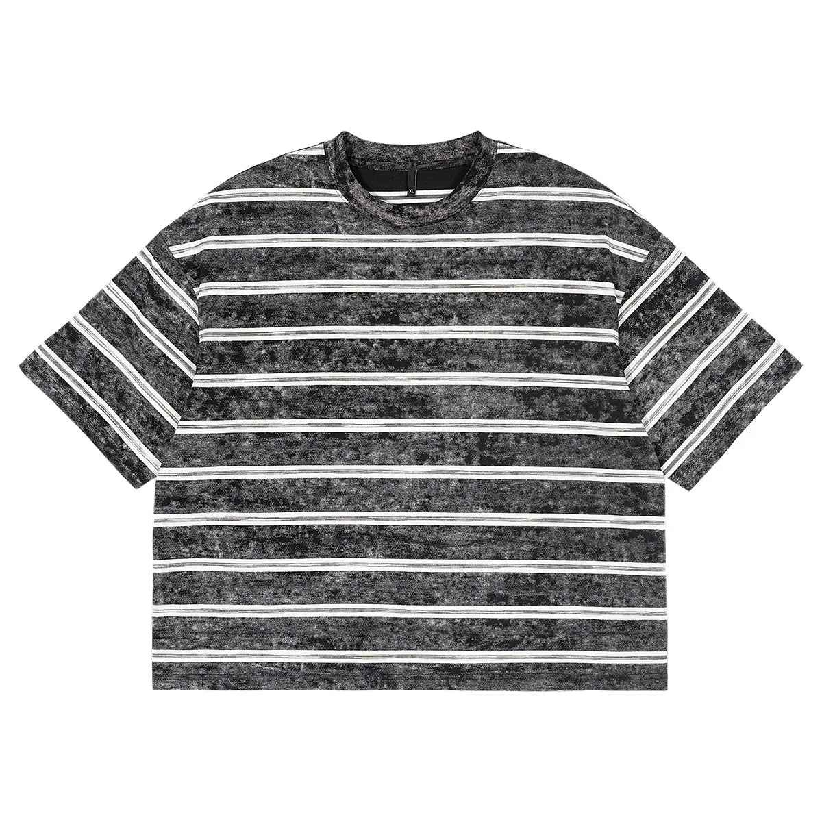 Boxy Fit Striped 260gsm Short Sleeve