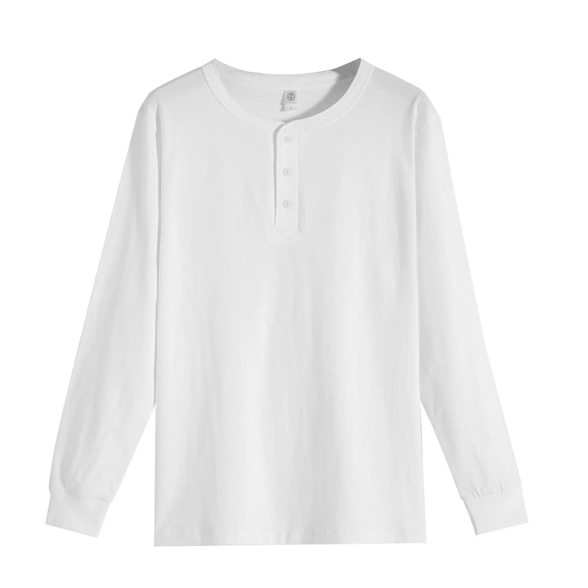 Button up 100% Cotton Henley Sweatshirts