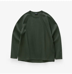 Waffle Knit Long Sleeve Thermal Shirts