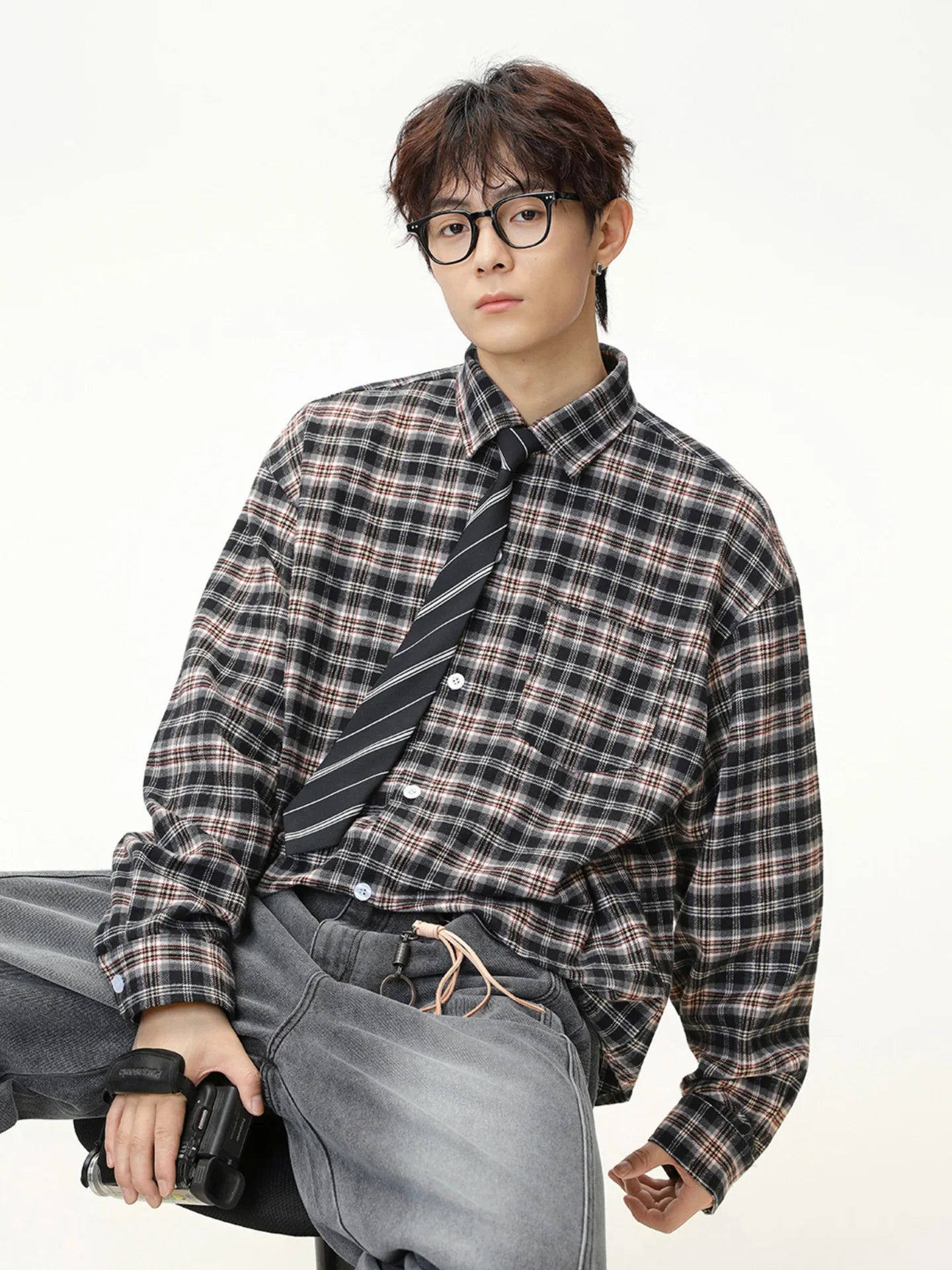 Men's Plaid Shirts Long Sleeves