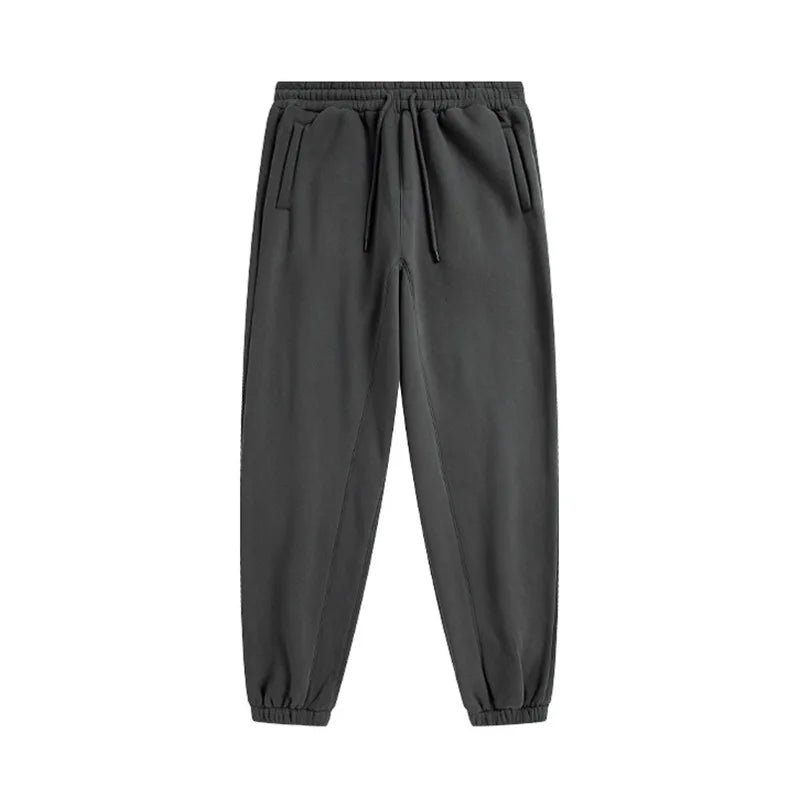 345gsm Men Pants Fleece Joggers Sports Gym Pants