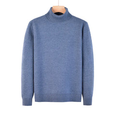 Men's Casual High Necked Sweater