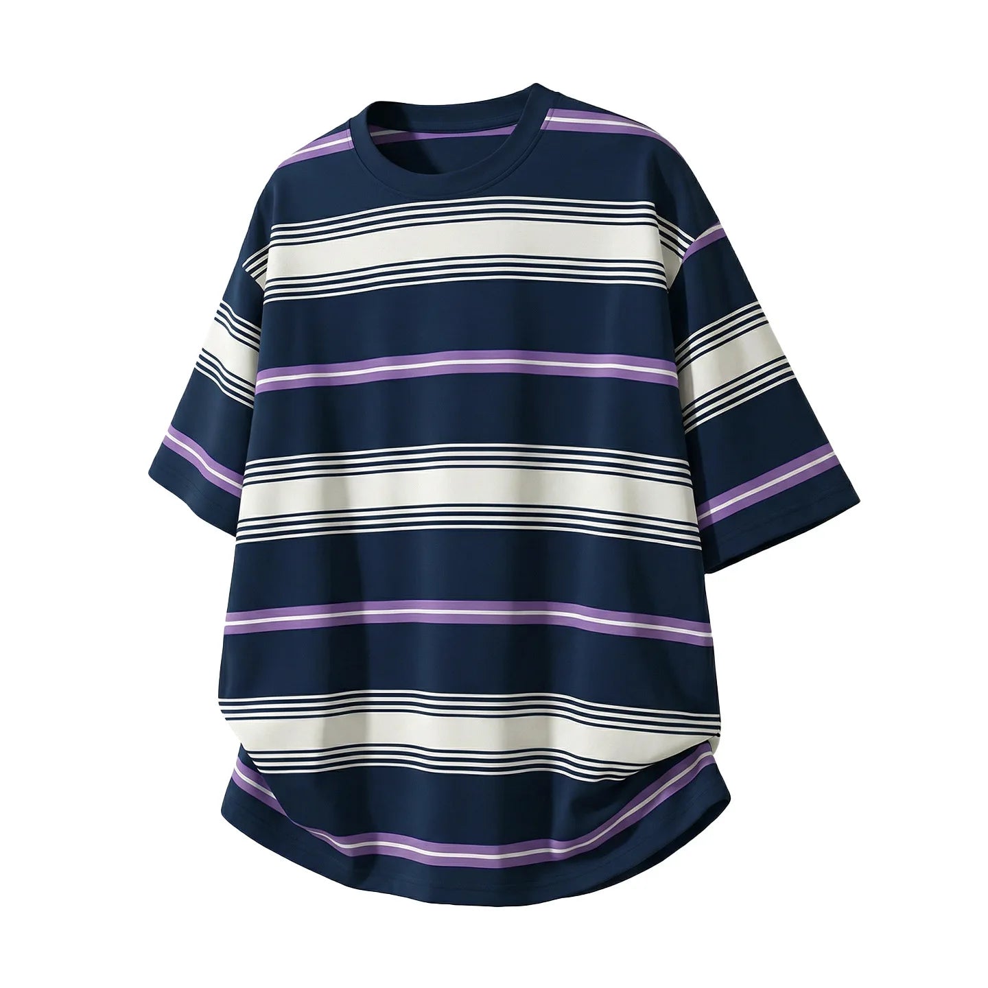 High Street Striped T-Shirt Short Sleeve