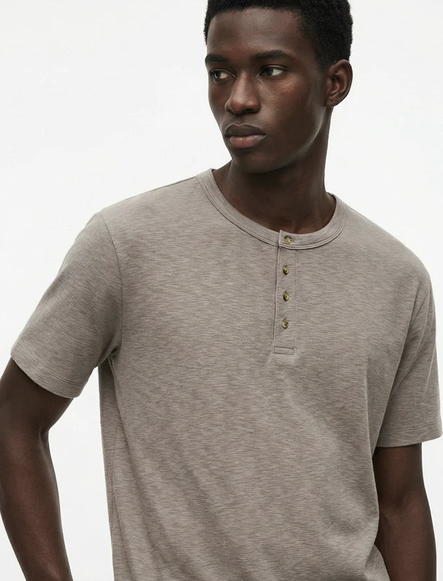 Summer Casual Henry Shirt