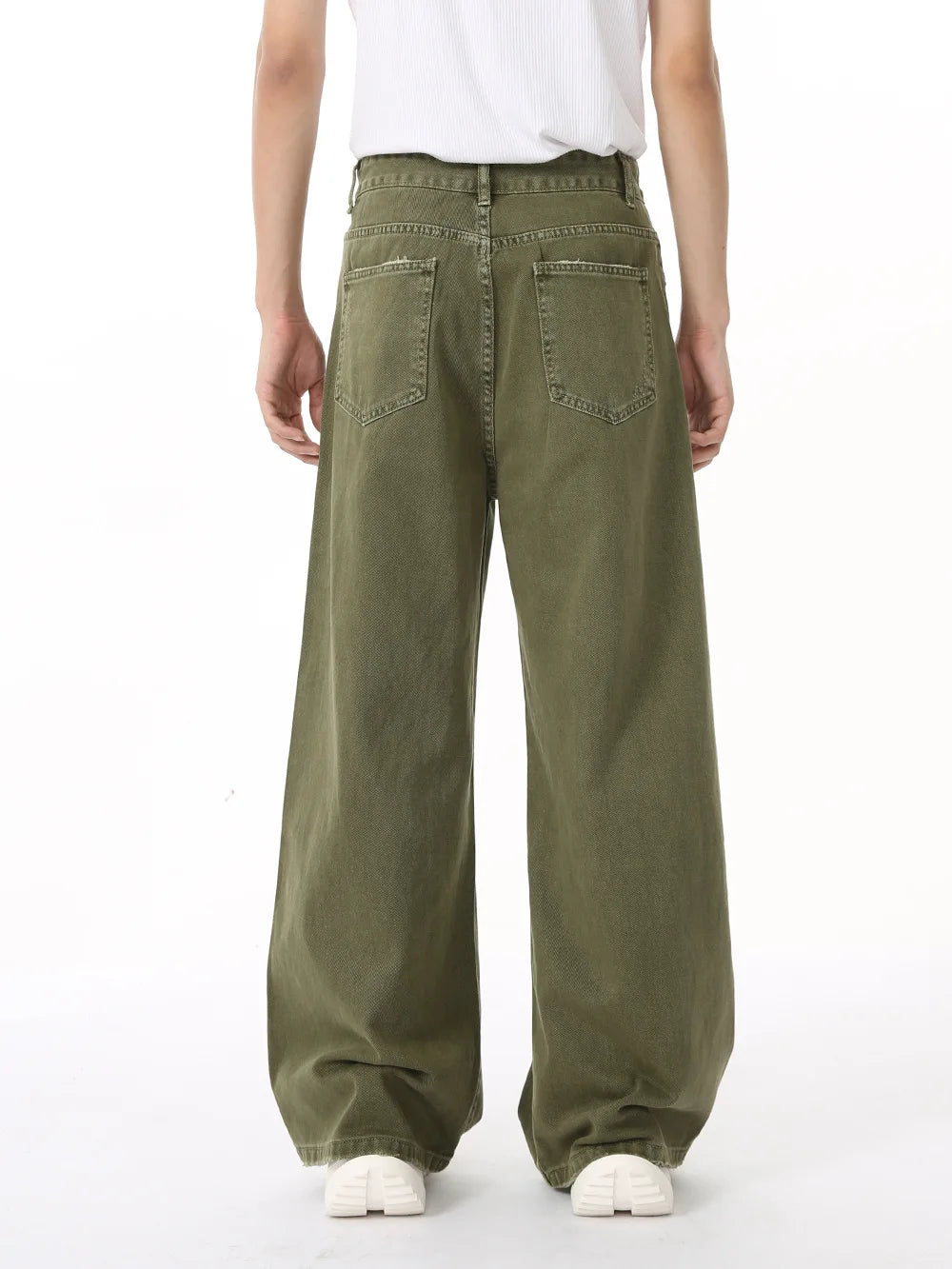 Distressed Vintage Men's Baggy Straight Jeans