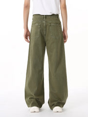 Distressed Vintage Men's Baggy Straight Jeans