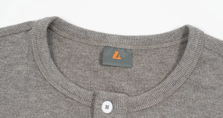 Men's Casual Style Henley T Shirt